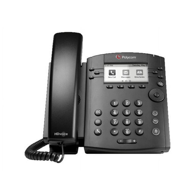 Polycom VVX 311 Système Téléphonique Professionnel Filaire - 6 Lignes PoE - 2200-48350-025 - Remplace VVX 310