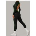 thumbnail image 5 of PISONIC Womens Long Sleeve Workout Jumpsuit Contouring Seams Backless Full Length Catsuit One Piece Bodysuit Yoga Rompers, 5 of 10