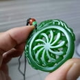 thumbnail image 5 of Exquisite Chinese green jade handmade pendant -, 5 of 9