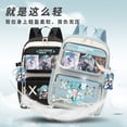 thumbnail image 4 of Hatsune Miku anime bidimensional estudiantes masculinos y femeninos nueva mochila ligera japonesa con impresión creativa de gran capacidad, 4 of 5