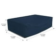 thumbnail image 2 of COVERS&ALL Patio Sectional Sofa Set Cover - Heavyduty 12 Oz. Waterproof, Durable Outdoor Furniture Table & Chair Set Cover with Airpockets & Drawstring (98" Wx 67" D x 43" H, Blue), 2 of 7
