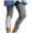 Grey, variant on felwors Women's Capri Leggings Summer Floral Lace Trim Cropped High Waist Stretchy Soft Casual Yoga Workout Beach Tights Pants Grey for Size L