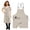 Beige, variant on DOVACKA Crossback Pottery Apron Split Leg with Large Pocket Canvas Apron with Adjustable Strap for Art Garden Nail Tech Hairstylist