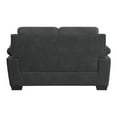 thumbnail image 4 of Lexicon Modern Tufted Loveseat with Exposed Legs, Dark Gray, 4 of 7