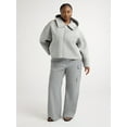 thumbnail image 2 of Scoop Women’s and Women's Plus Scuba Knit Hooded Jacket, Sizes XS-4X, 2 of 5