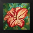 thumbnail image 2 of Atelier B Art Studio 15x15 Black Modern Framed Museum Art Print Titled - BLOOMING DAYLILIES, 2 of 5