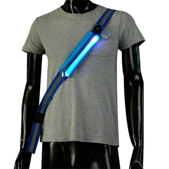 Yokua LED Reflective Belt Sash for Jogging Running Cycling Walking Motorcycle