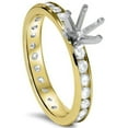 thumbnail image 1 of Women's 1 1/2ct Diamond Eternity Engagement Setting 14K Solid Yellow Gold, 1 of 3