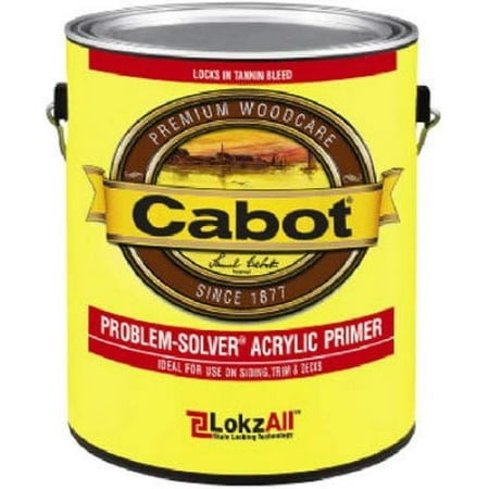 Cabot 31311 Acrylic Primer Water Based Exterior Redwood, 1 Gallon