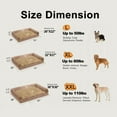 thumbnail image 4 of PayUSD XL Dog Beds Waterproof Orthopedic Dog Bed for Extra Large Dogs Non-Slip Bottom and Egg-Crate Foam Big Dog Pet Couch Sofa with Washable Removable Cover, 4 of 10