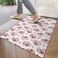thumbnail image 4 of Pink Cow Strawberry Pattern Door Rugs,Washable Non Slip Door Mats Indoor,Decorative Door Mats,Entry Mat Indoor for Entrance,Bedroom,Kitchen,Bathroom,17"x30", 4 of 6