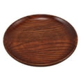 thumbnail image 5 of IDEANATEGRATE 1Pcs Table Coasters for Drinks Coffee Coaster Wooden Round Thick for Various Occasions 13.5X13.5X0.6in, 5 of 7