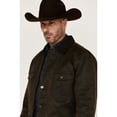 thumbnail image 2 of Cody James Men's Road Dust Washed Oil Skin Long Jacket Brown, 2 of 4