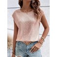 thumbnail image 3 of Women's Sparkling Sequin Sleeveless Top - Shiny Casual Party Shirt for Summer, 3 of 5
