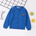 thumbnail image 2 of Gibobby Sweater Toddler Kids Baby Sweater Cardigan Fall Winter Sweater Long Sleeve Cardigan for 0-12 Months 2t 3t 4t Girls Boys(4-5 Years,Blue), 2 of 4