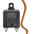 thumbnail image 3 of Inteprter Relé de coche 100A, controlador de interruptor electrónico, conector de modificación de repuesto extraíble, suministro de fijación de Electrónica miscelánea 12V100A Tipo 2, 3 of 6