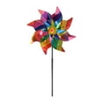 thumbnail image 1 of Uxcell 1-Pack Molinillo de Flores, Molinillos de Césped Brillantes de Plástico Reflectante de 20 Pulgadas para Decoraciones de Fiesta [Colorido], 1 of 7