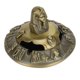 thumbnail image 3 of Cenicero de metal con tapa Artesanía retro de aleación de zinc Adornos innovadores Forma de faraón egipcio (bronceado), 3 of 8