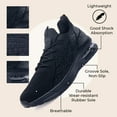 thumbnail image 3 of B BESUNEW Men Running Shoes Walking Tennis Gym Fashion Sneakers Athletic Casual Comfortable Breathable Jogging Shoe US 7-12.5, 3 of 13