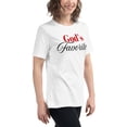 thumbnail image 5 of God’s Favorite Women’s T-Shirt, Religious graphic tees, Women Tshirt Graphic,  Women T Shirts Short Sleeve  (White, 3XL), 5 of 6