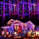 thumbnail image 3 of Guirnalda de luces LED con forma de carámbano para exteriores, guirnalda de luces para la calle, decoración para bodas, Año Nuevo y Navidad, 3 of 5