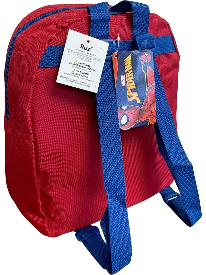 12 inch mini backpack Spider-Man Toddle Boy 12 Inch Mini Backpack Red-Blue
