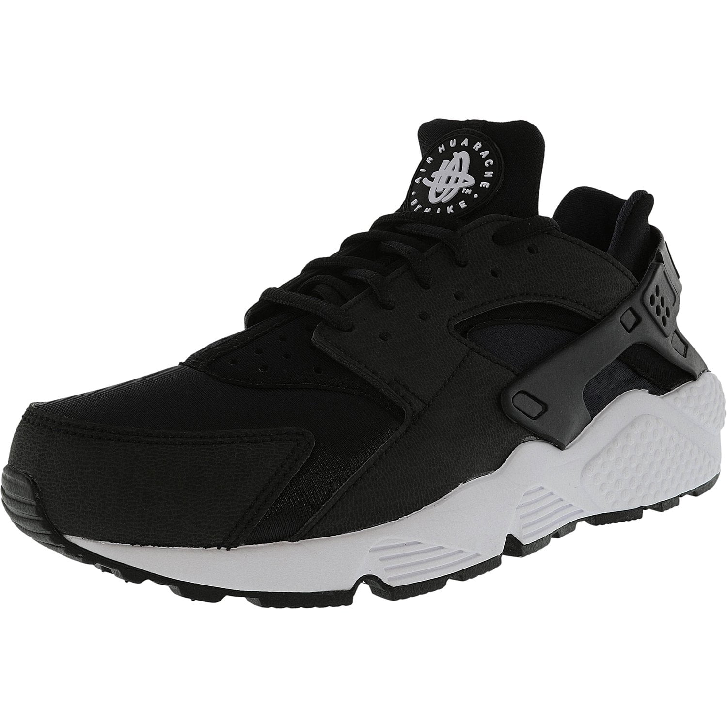 Nike Women s Air Huarache Run Black Black White Ankle High Running Shoe 7M Walmart