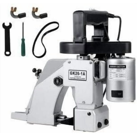 Industrial Portable Bag Sack Stitching Sewing Machine Combo   4 Spools   10 Needles