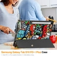 thumbnail image 6 of Allytechgroup Slim Case for Samsung Galaxy Tab S10 FE+ 13.1 Inch 2025 SM-X620 X626B, Trifold Stand Flip Cover Protective Drop Proof Stylish Tablet Case for Galaxy Tab S10 FE+ Plus 5G, Painting, 6 of 10