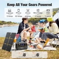 thumbnail image 2 of Generador solar GRECELL de 230 Wh con panel solar de 40 W y corriente alterna de 300 W, 2 of 8