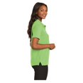 thumbnail image 3 of Port Authority Women's Short Sleeve Silk Touch Classic Polo Shirt Lime 6X-Large, 3 of 4