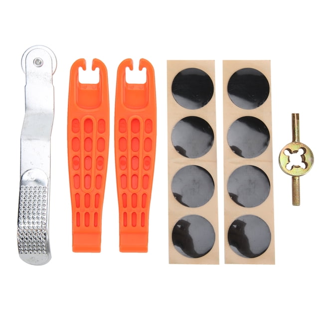 Glueless Self Adhesive Patches Kit,Bicycle Inner Tire Patch Bike Tire Repair Tool Bike Rubber Repairing Tool Time-Tested Durability
