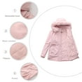 thumbnail image 3 of ChaoLingNeng Long Puffer Jacket, Womens Winter Long Puffer Coats Thicken Warm Quilted Jacket Mid-Length with Side Zipper and Hood Outerwear, 3 of 7
