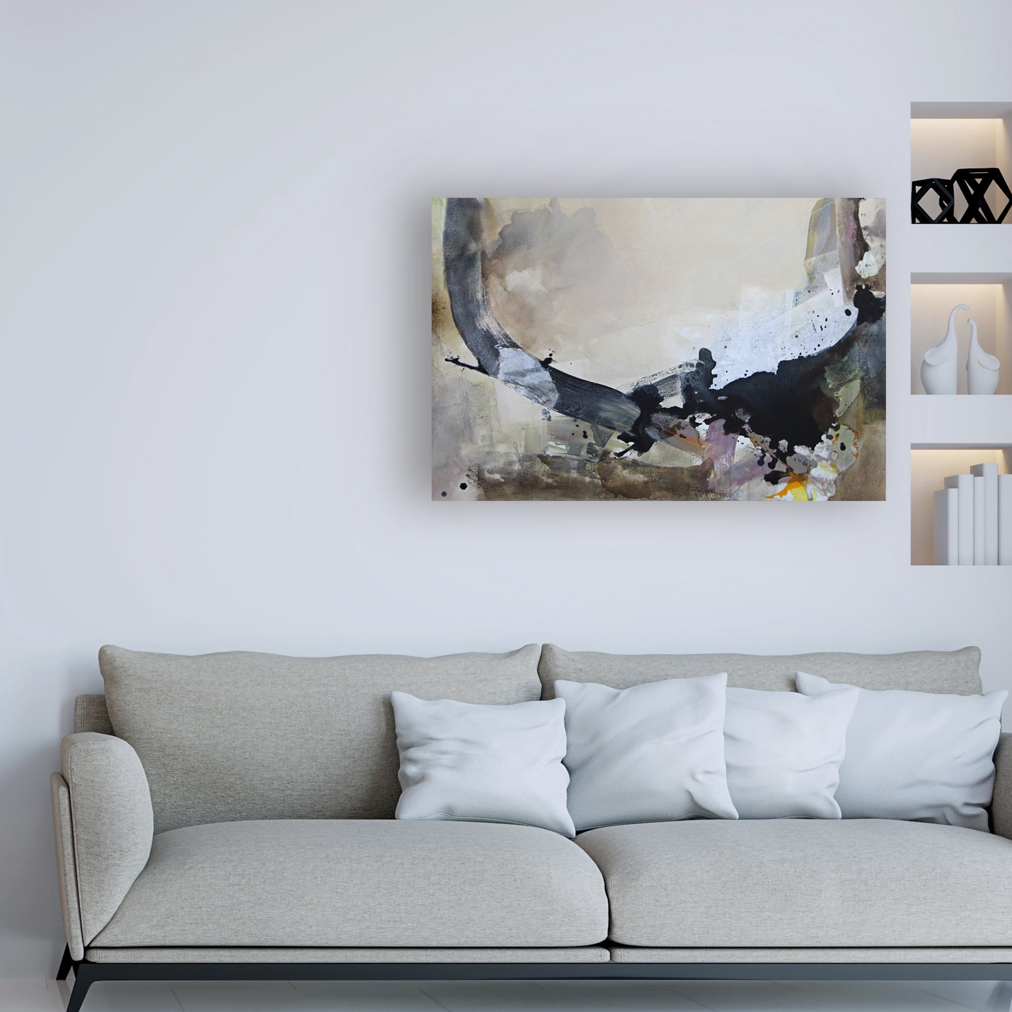 Trademark Fine Art 'Balance Beam' Canvas Art by Lina Alatta