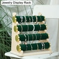 thumbnail image 3 of ZPAQI Bamboo Display Stand for Jewelry and Collectibles Bracelets and Bangles Holder, 3 of 18