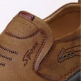 thumbnail image 6 of jjayotai Shoes for Men Men Driving Shoes Soft Leather Peas Shoes Casual Flat Non-Slip Business Shoes Flash Picks, 6 of 8
