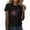 B-Black, variant on Women's Fashion Casual Thin Shirt Set Women Base Shirt Bright Silk Long Sleeve Shirt Women Shiny Round Neck Short Tee Shirts Women Sleeve Large Size T Spandex T Shirt Women Shirt Top