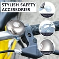 thumbnail image 6 of Pawsdot Plated Silver Bike Bell Made of Environmental Friendly Iron with Loud Clear Sound for Bike Use, 6 of 6