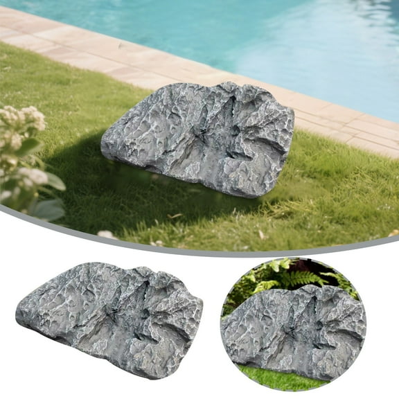 Foam Rock Cover for Landscaping Yard Decoration Well Concealment Realistic Rainforest Style Outdoor Design
