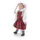 thumbnail image 1 of Muñeca de cerámica, muñeca de casa de muñecas 1:12, muñeca de porcelana en miniatura, modelo de muñeca con vestido rojo, tecnología avanzada, 1 of 8