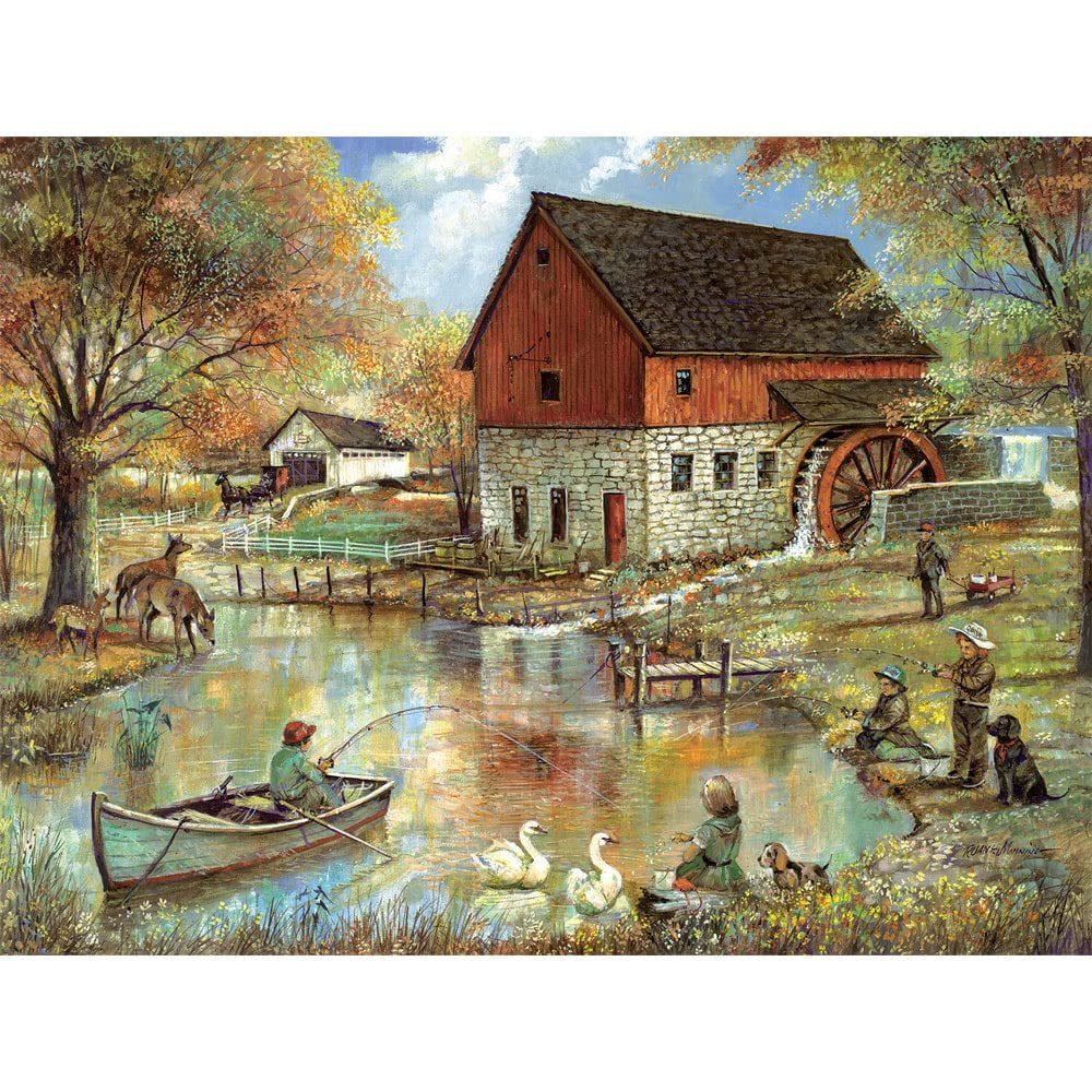 Bits and Pieces Jigsaw Puzzles Ruane Manning 500 Piece 4-in-1 Multipack 16" x 20"