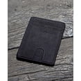 thumbnail image 4 of PUMIER Slim Minimalist Front Pocket RFID Blocking Leather Wallets for Men and Women - Cross Black, 4 of 7