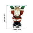 thumbnail image 3 of Waiter Tray Sculpture, Resin Crafts Ornament, Home Desktop Decoration Ornament, Christmas Theme Decor for Party and Gift, Santa Claus Server Figurine, 3 of 7