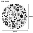 thumbnail image 6 of Happy Halloween Table Cloth Waterproof Spillproof Round Table Covers Evil Pumpkin Ghost Tablecloth for Halloween Party Decorations Favors (70x70 inches), 6 of 6