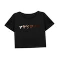 thumbnail image 4 of Camiseta corta de entrenamiento clásico de moda de verano para mujer para viajes en la playa L, 4 of 7