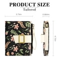 thumbnail image 2 of LOUEBICA Small Wallets for Women Bifold Vegan Leather Wallet RFID Blocking Floral Pattern Card Holder with Zipper Pocket, 2 of 7