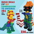 thumbnail image 2 of BiggoBlocks 336 pc Large Building Blocks Mega Set for Kids 3-8 Indoor/Outdoor, 2 of 8