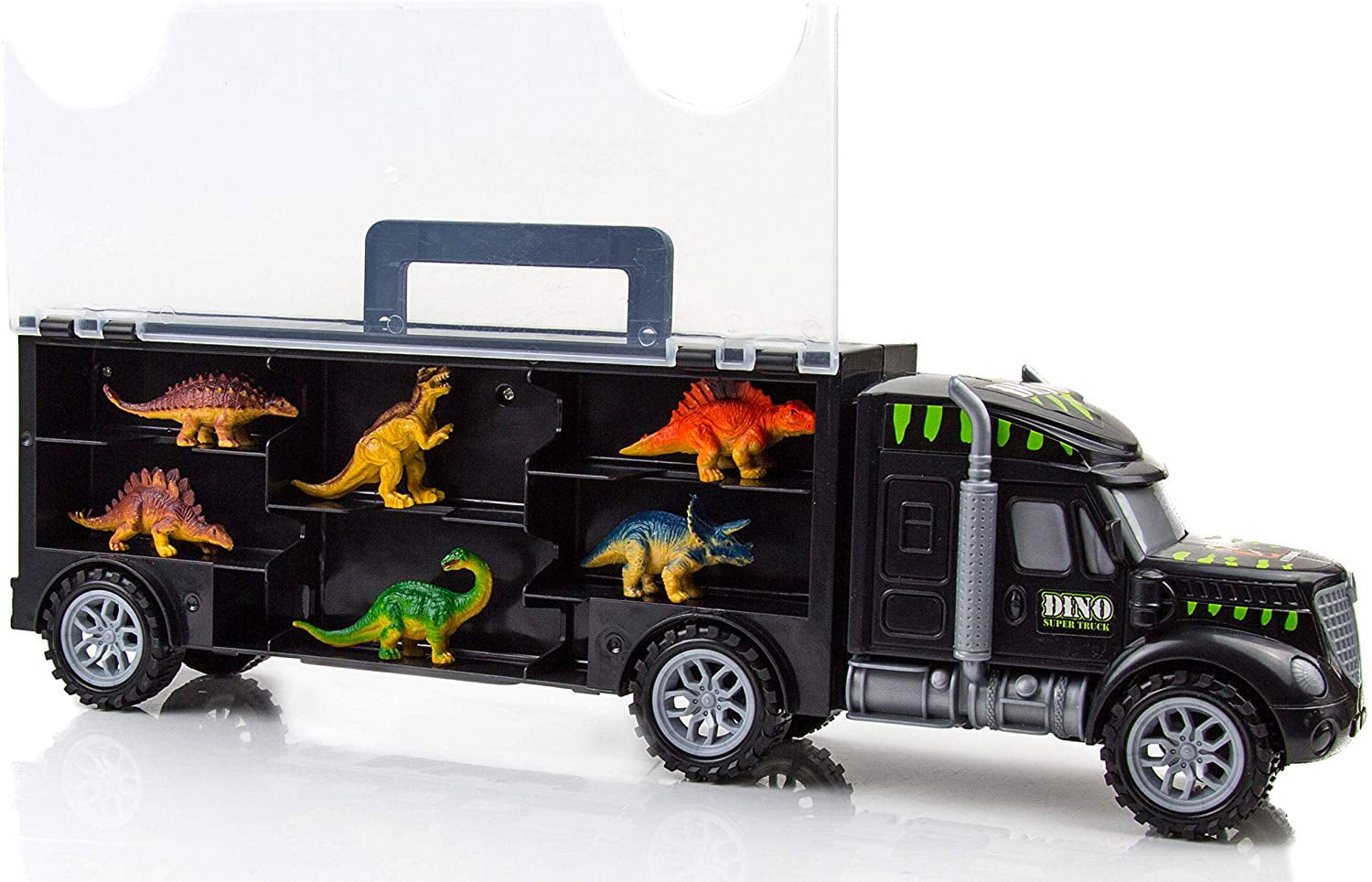 Imprensa Toy Car Dinosaur, Dinosaur Monsters Truck for Boy,Conjunto de  brinquedos de carro Dino para crianças, veículos de puxar para trás para  jogos de dinossauros, presentes de aniversário Generic