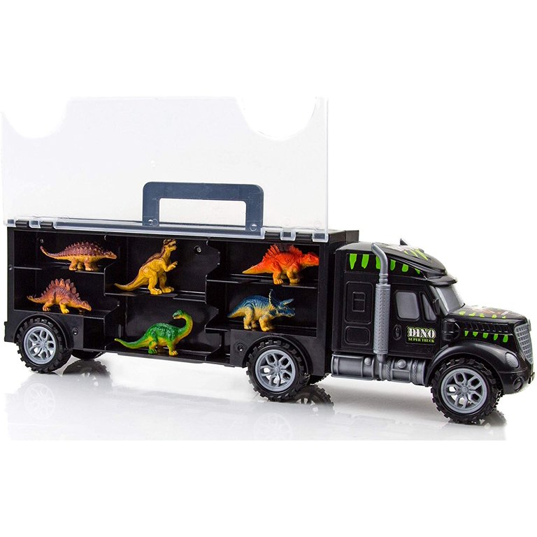 Imprensa Toy Car Dinosaur, Dinosaur Monsters Truck for Boy,Conjunto de  brinquedos de carro Dino para crianças, veículos de puxar para trás para  jogos de dinossauros, presentes de aniversário Generic