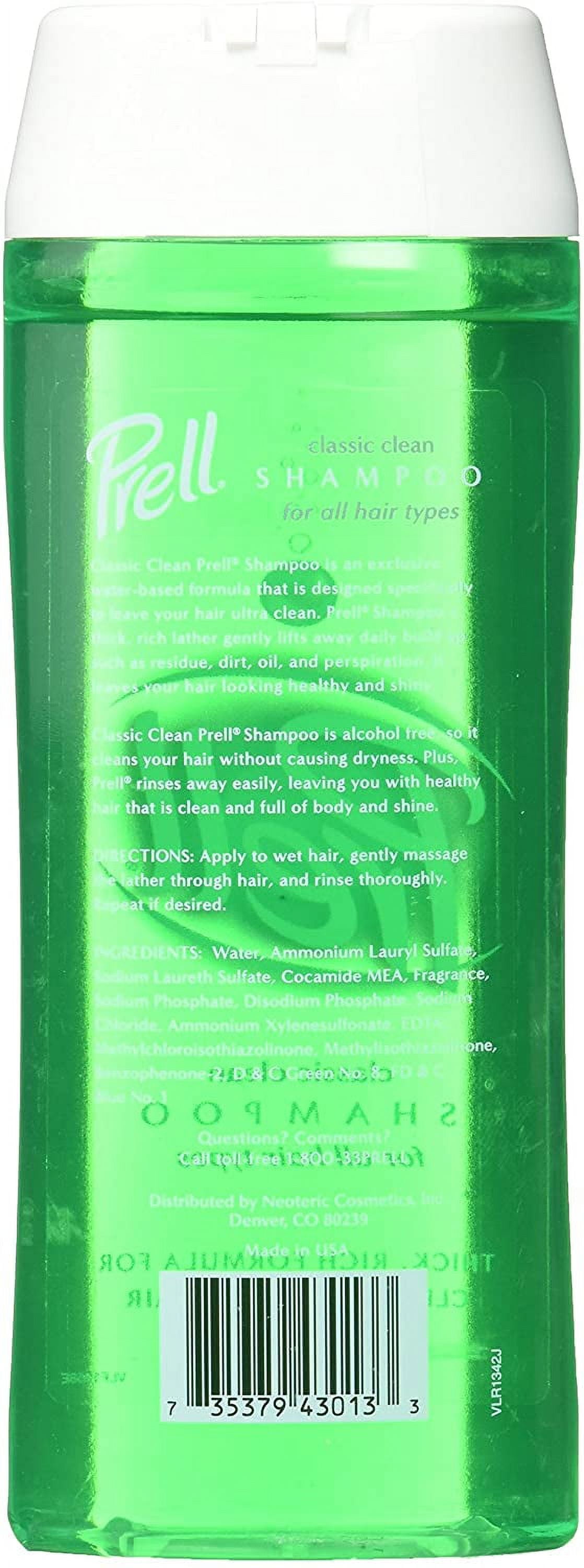 (6 pack) Prell Classic Clean Shampoo for All Hair Types, 13.5 fl oz (Pack of 4)